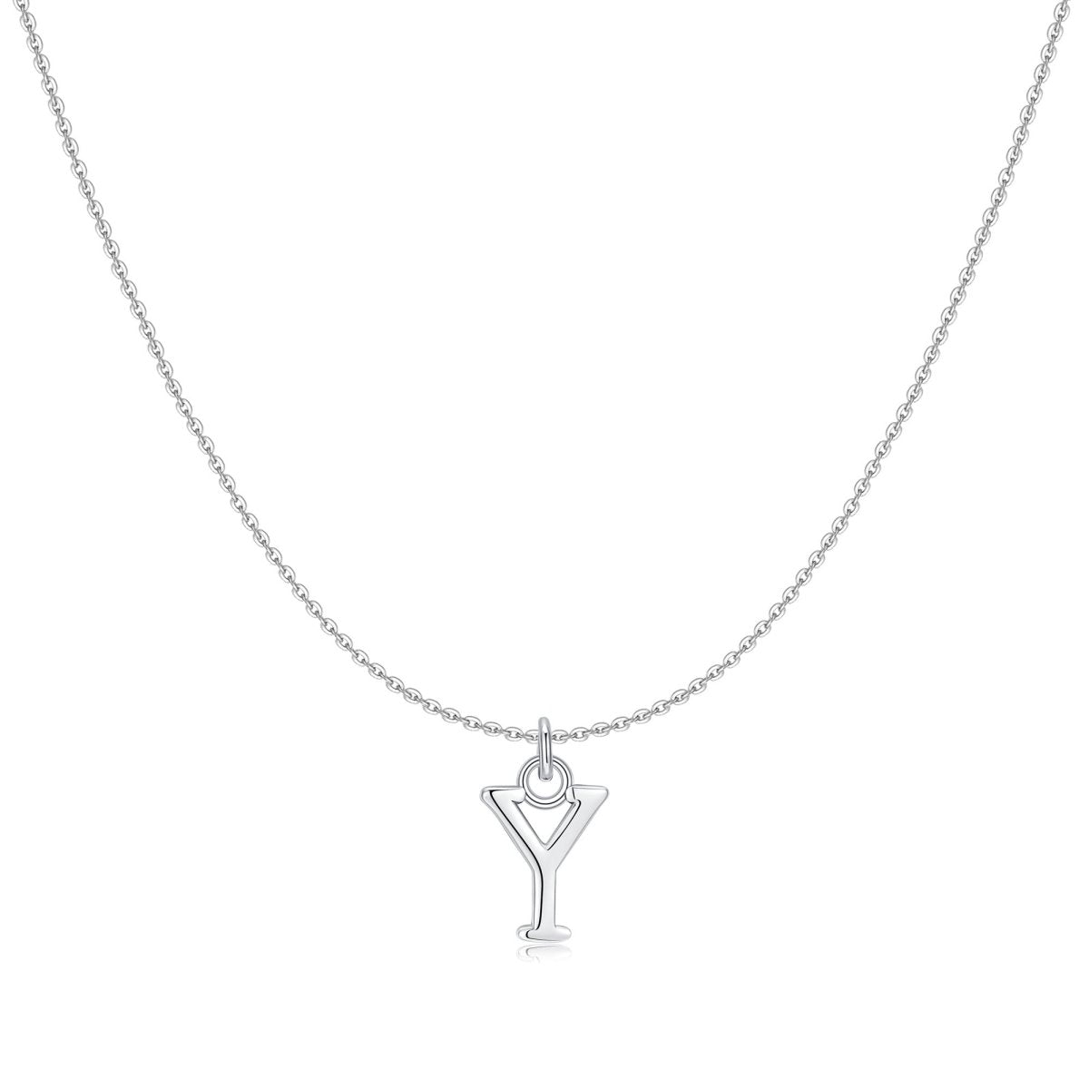Letter Pendant Necklace