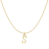 Letter Pendant Necklace
