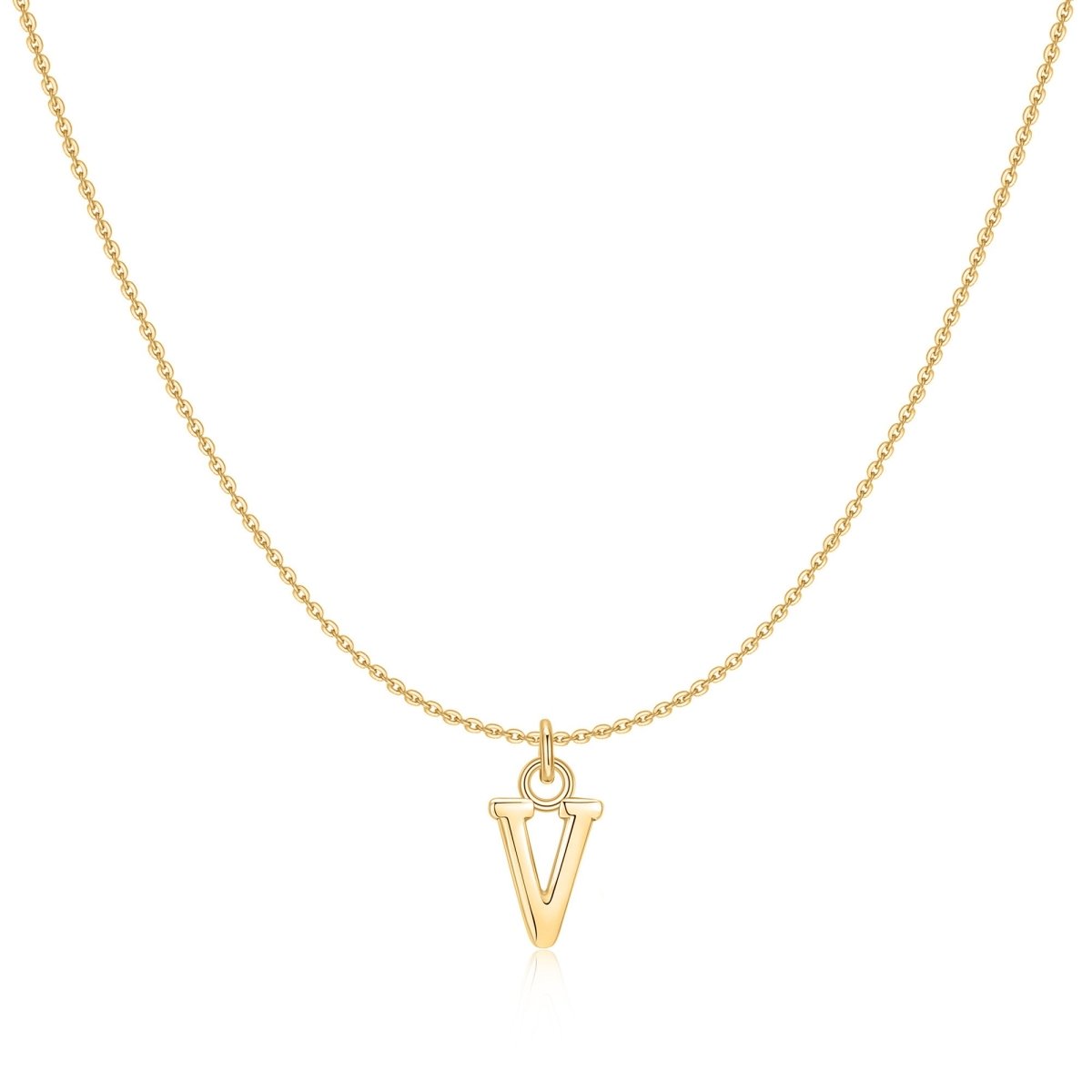 Letter Pendant Necklace