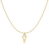Letter Pendant Necklace