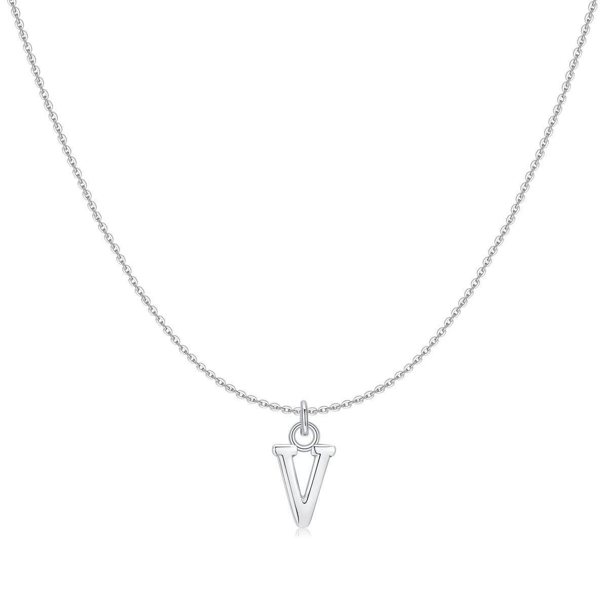 Letter Pendant Necklace