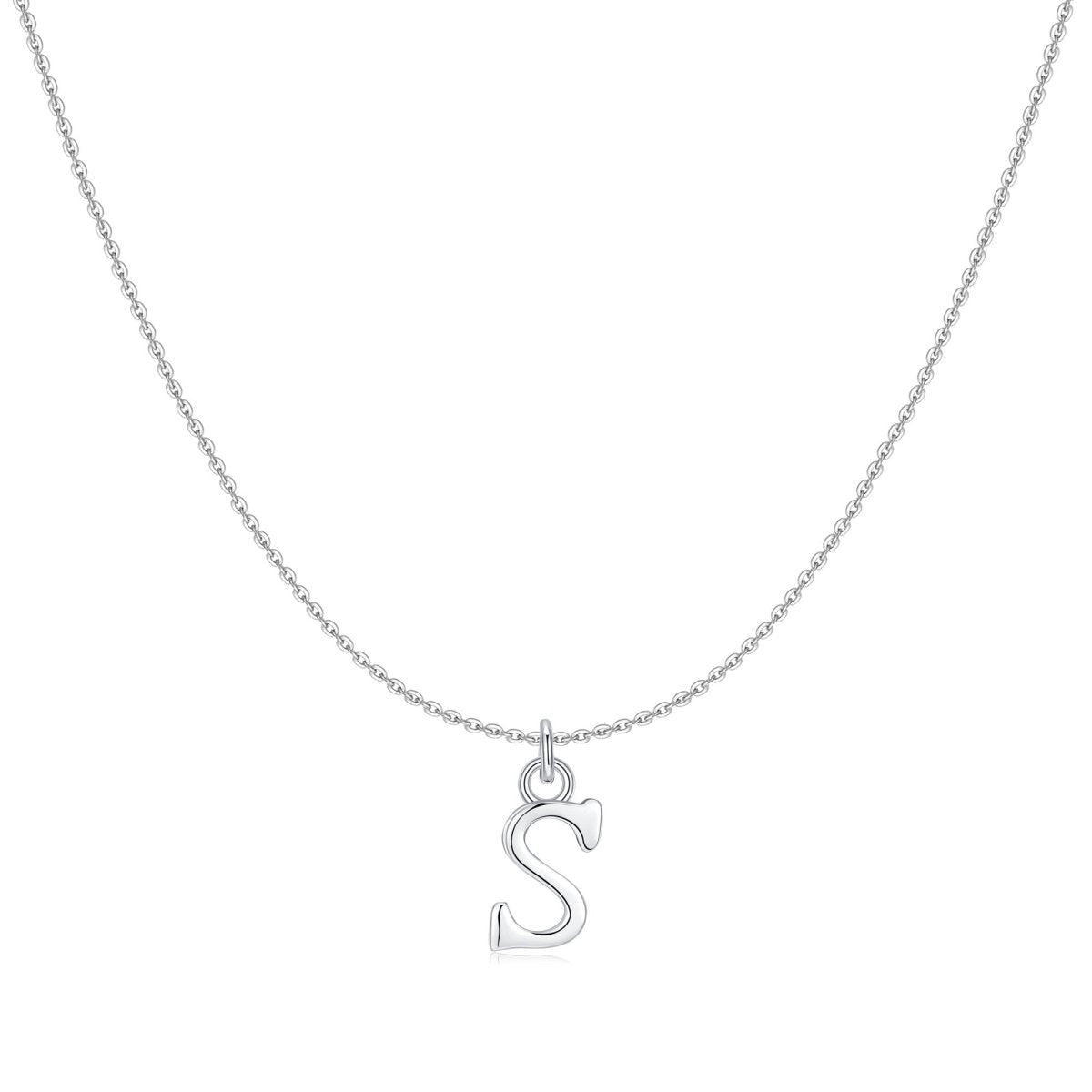 Letter Pendant Necklace