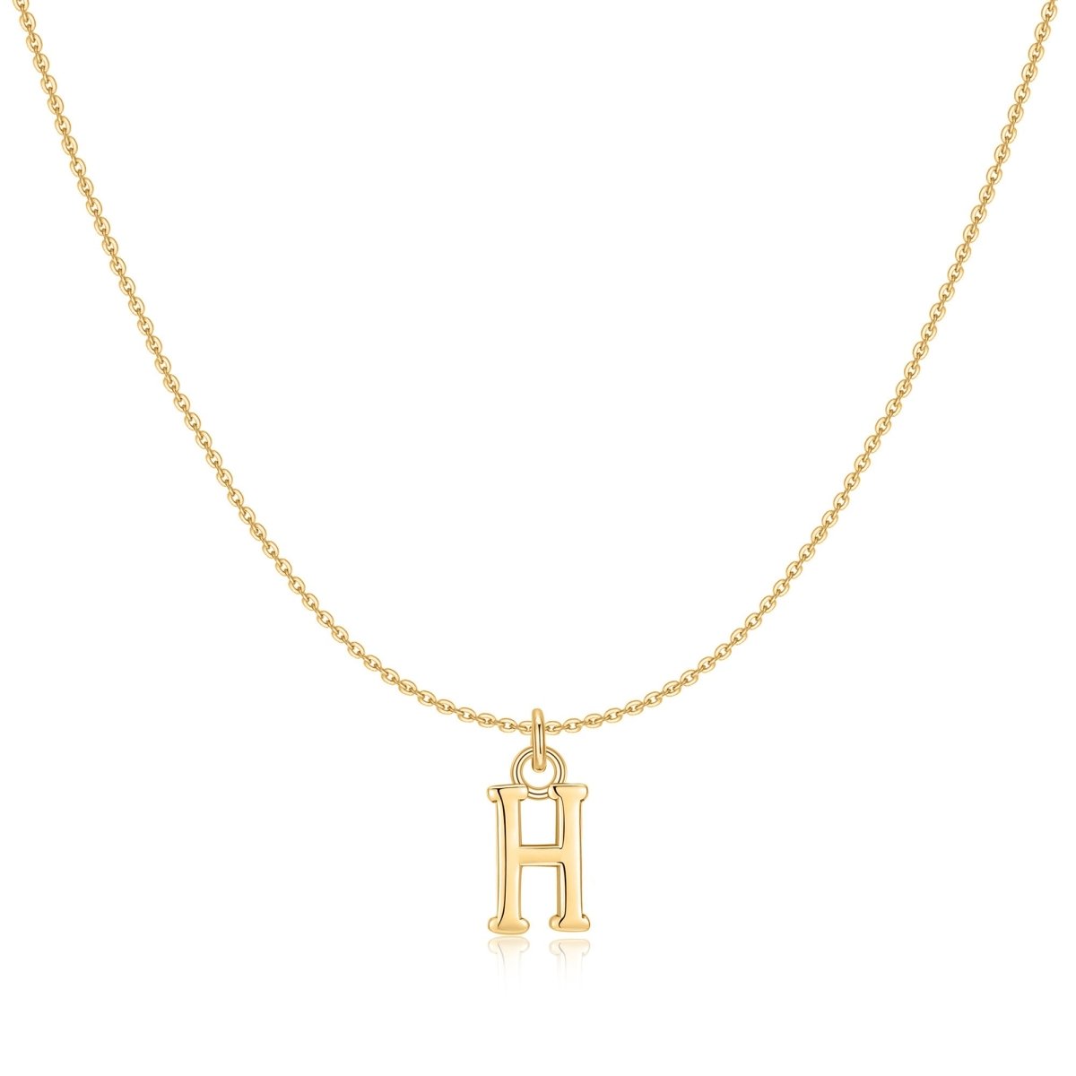 Letter Pendant Necklace