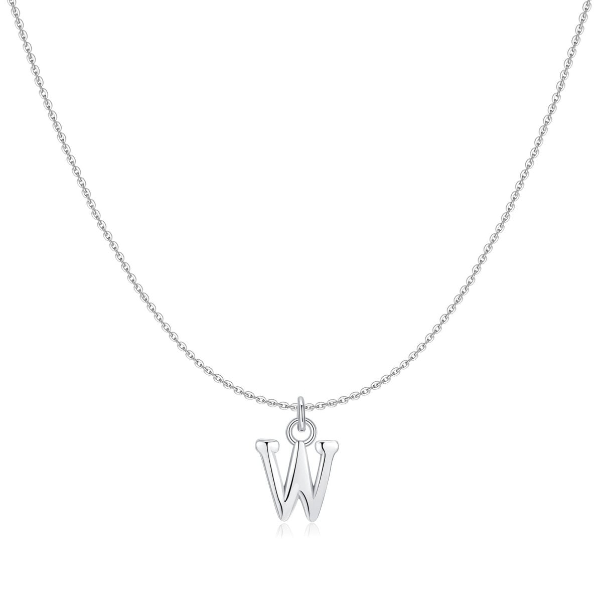 Letter Pendant Necklace