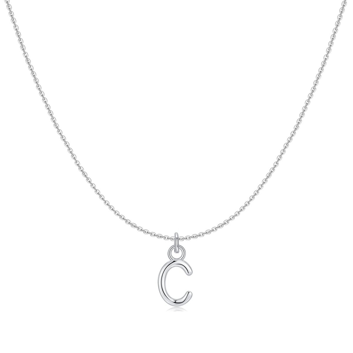 Letter Pendant Necklace