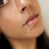 Letter Pendant Necklace