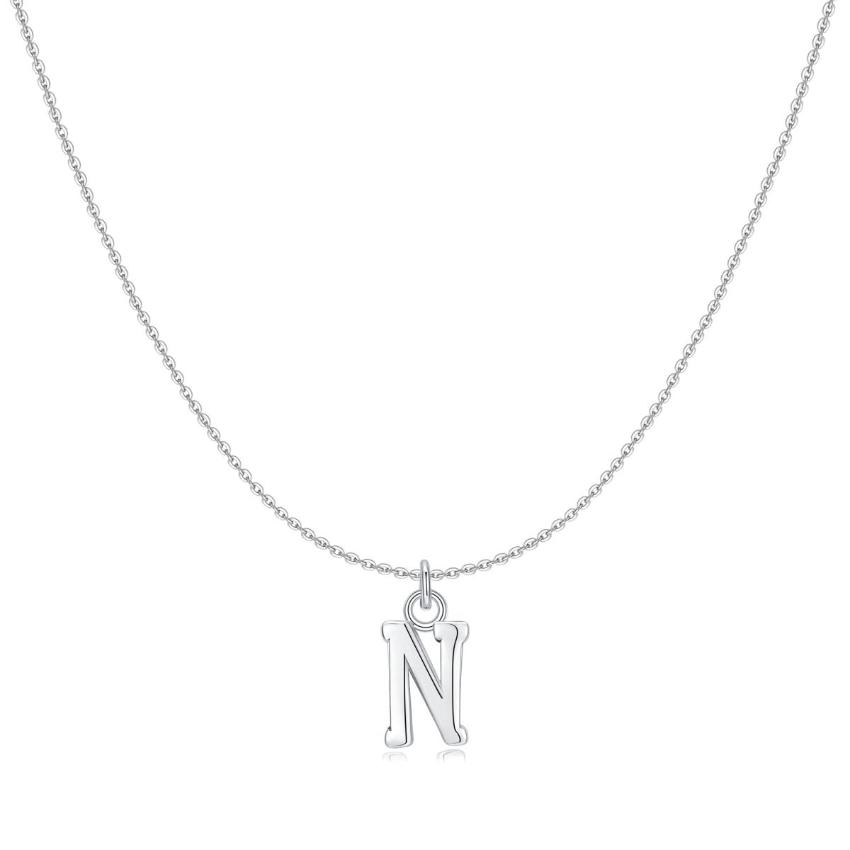 Letter Pendant Necklace