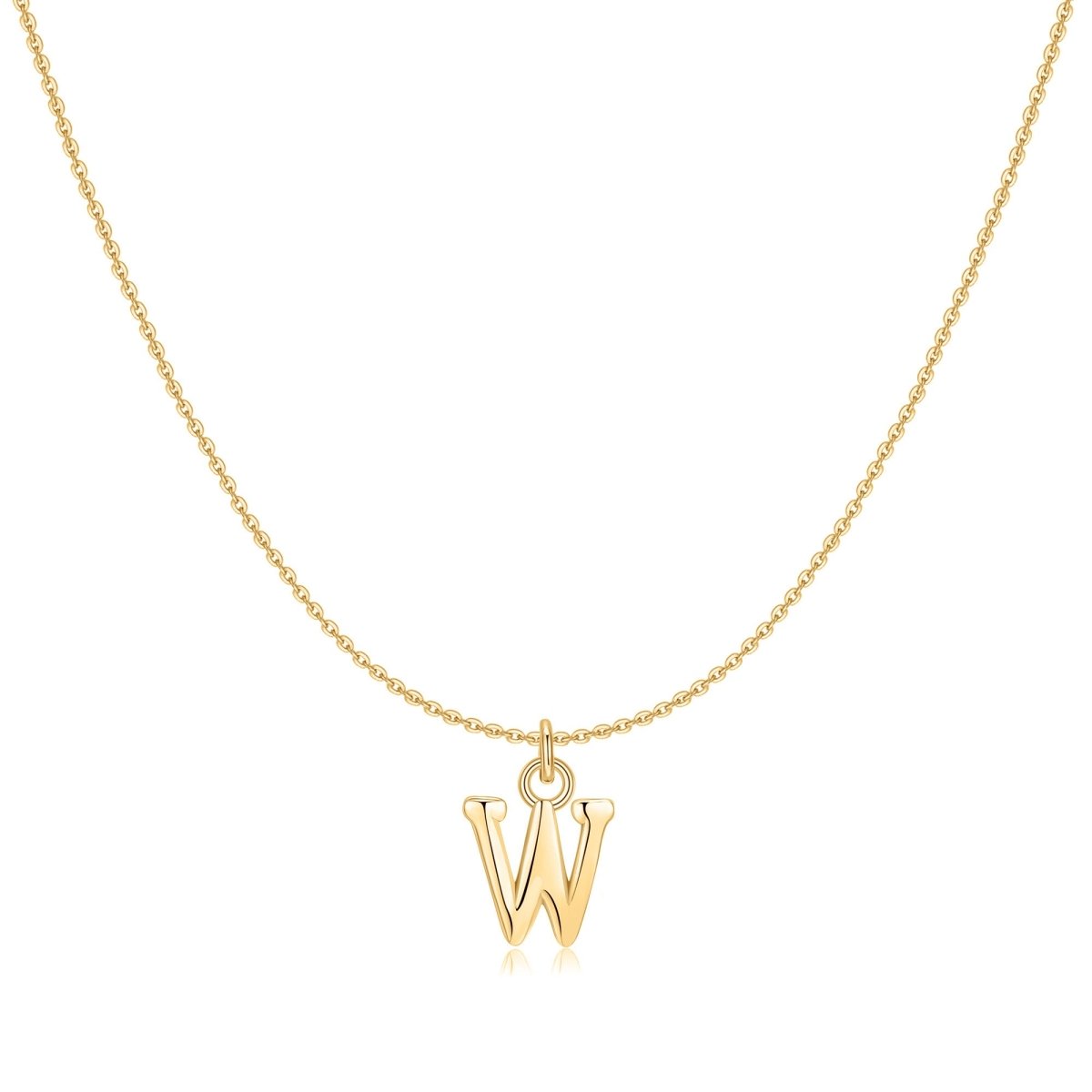 Letter Pendant Necklace