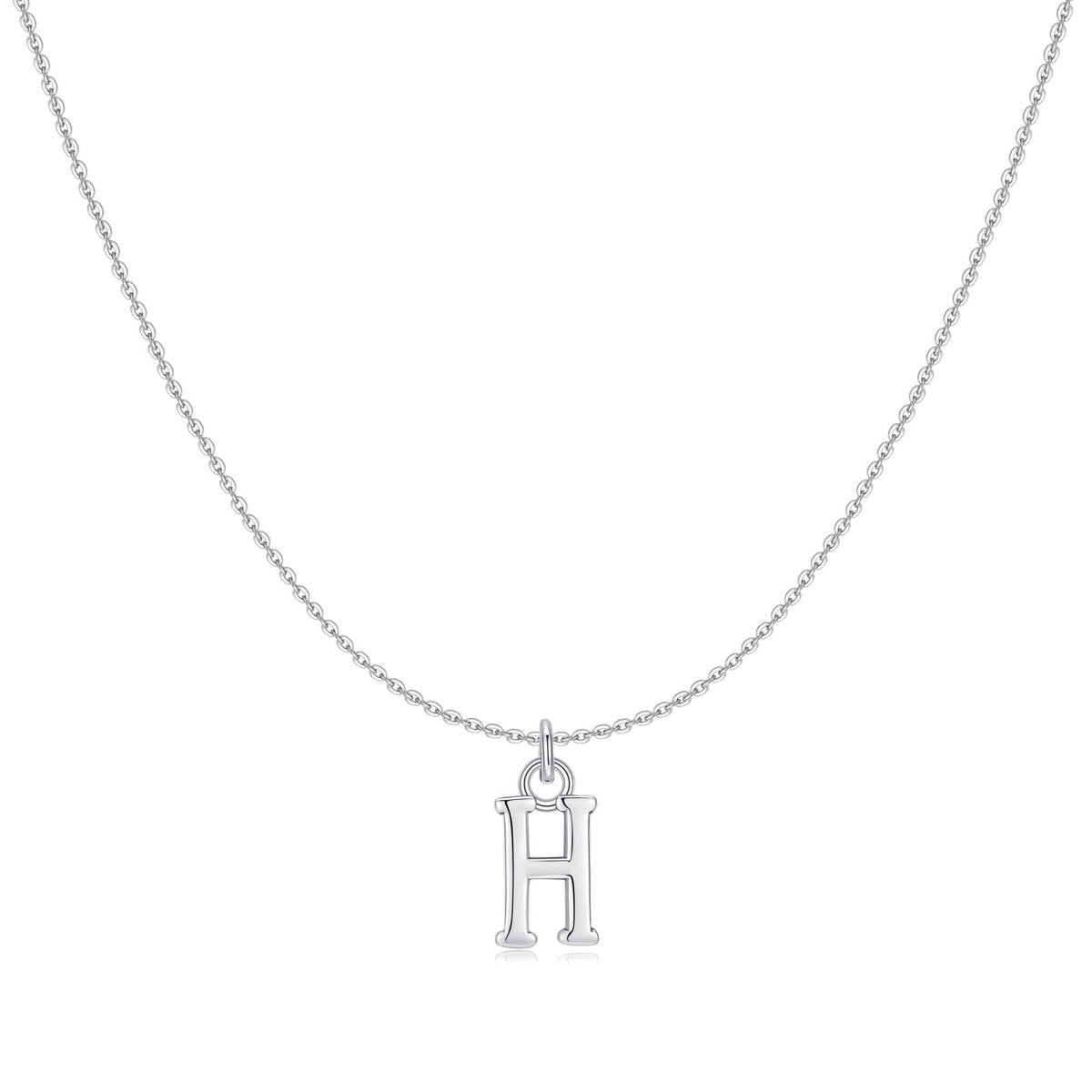 Letter Pendant Necklace