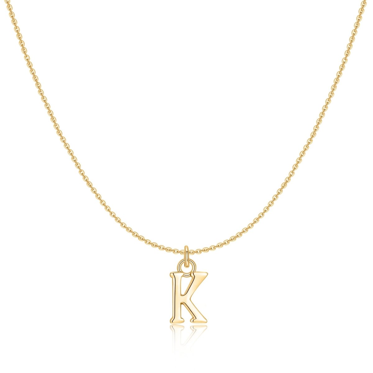 Letter Pendant Necklace