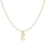Letter Pendant Necklace