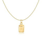 Initial Bar Pendant
