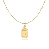 Initial Bar Pendant