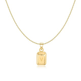 Initial Bar Pendant