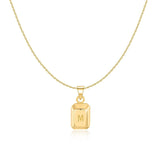 Initial Bar Pendant