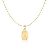 Initial Bar Pendant