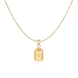 Initial Bar Pendant