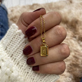 Initial Bar Pendant