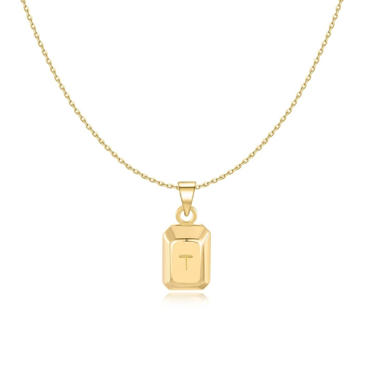 Initial Bar Pendant
