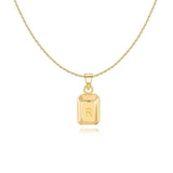 Initial Bar Pendant