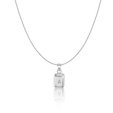 Initial Bar Pendant