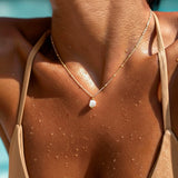Drop Pearl Necklace