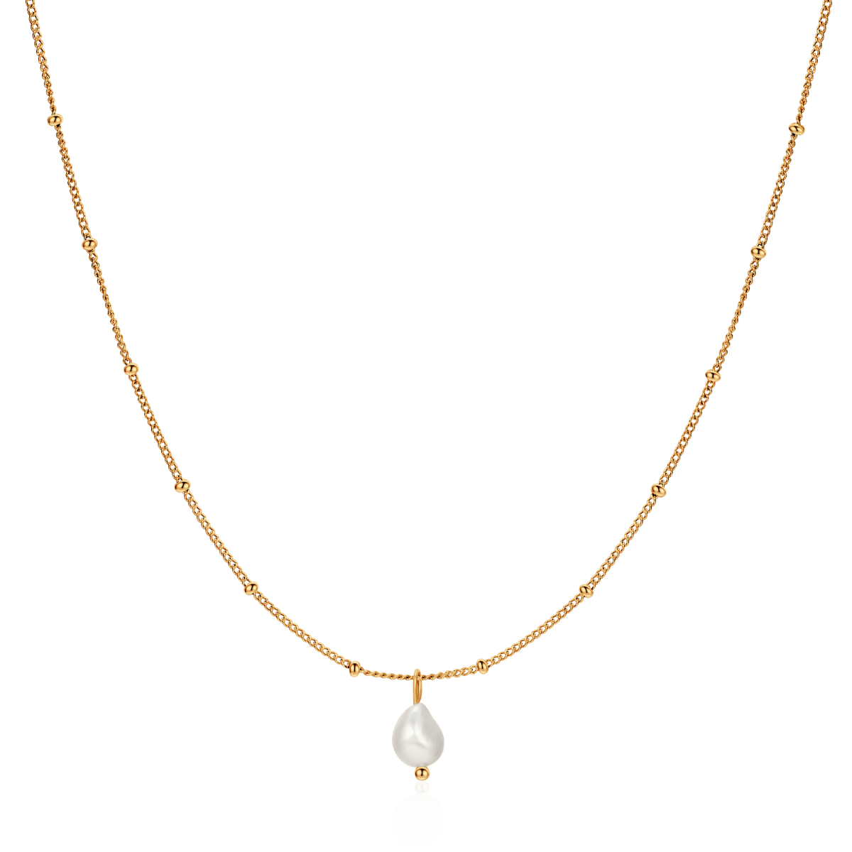 Drop Pearl Necklace