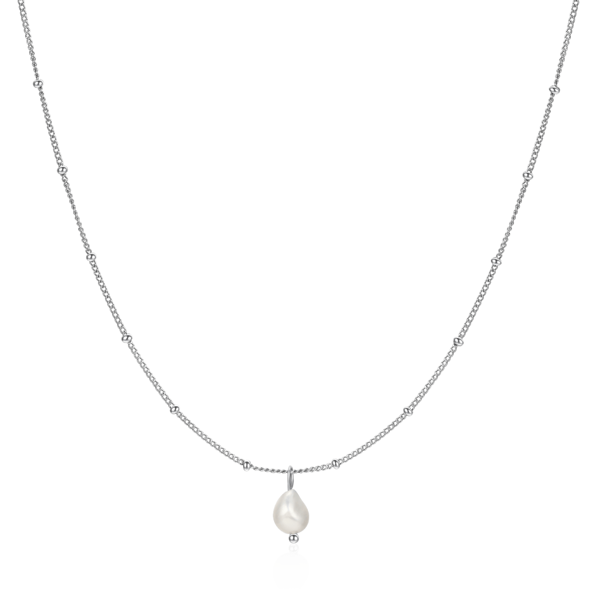 Drop Pearl Necklace