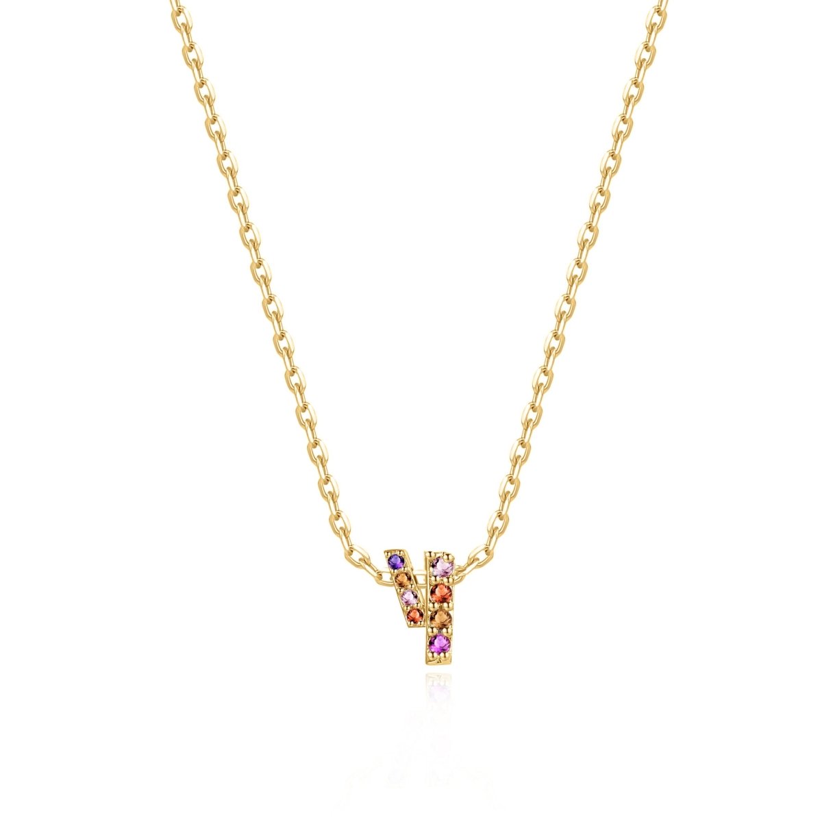 Shiny Initial Necklace