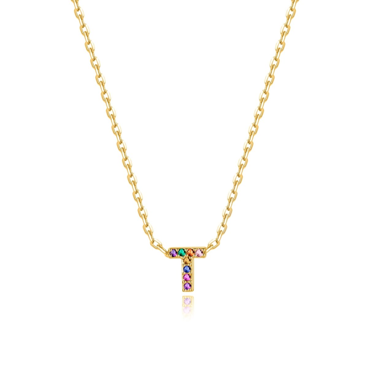 Shiny Initial Necklace