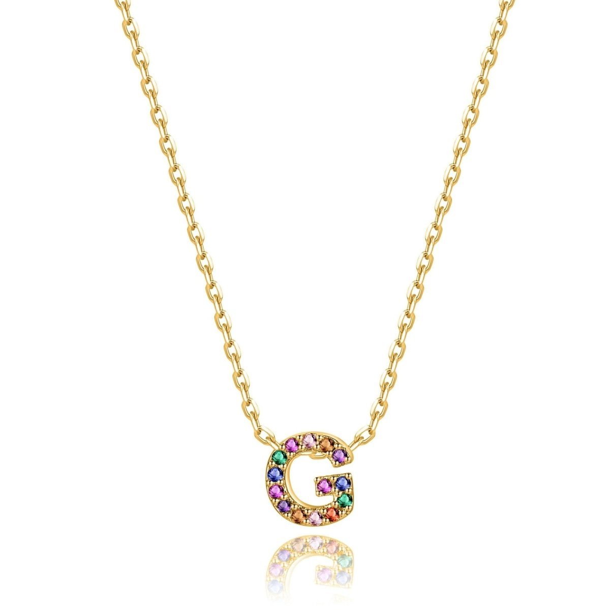 Shiny Initial Necklace