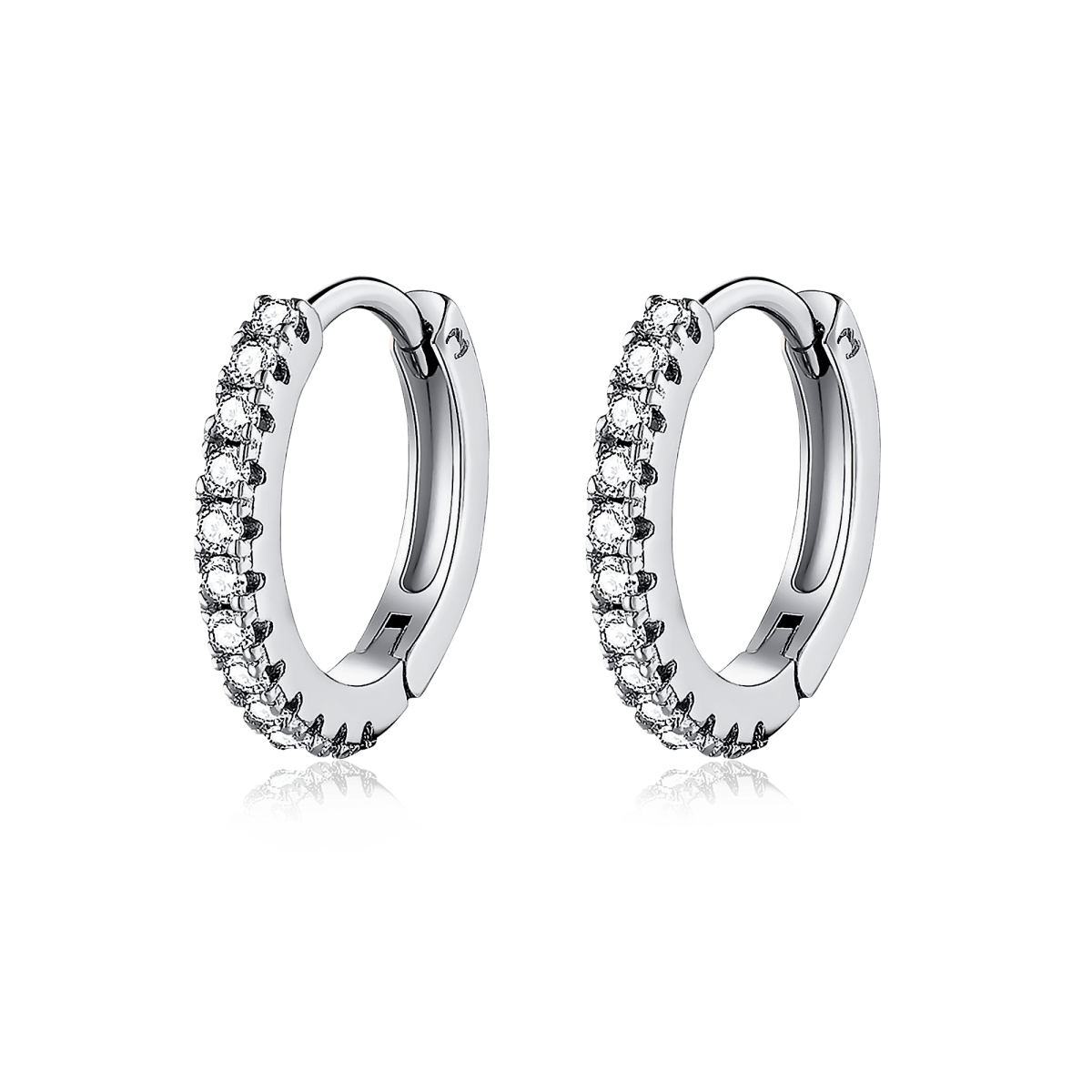 Earrings with Zirconias