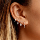 8mm Hoop Earrings