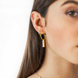 Retro Hoop Earrings