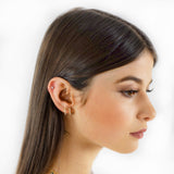 Retro Hoop Earrings