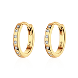 Sparkling Hoop Earrings