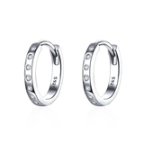 Sparkling Hoop Earrings