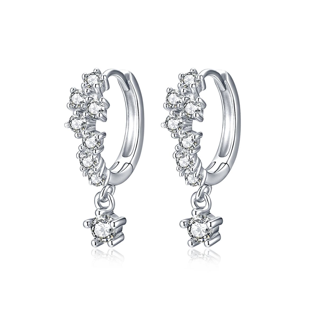 Adamantine Hoop Earrings