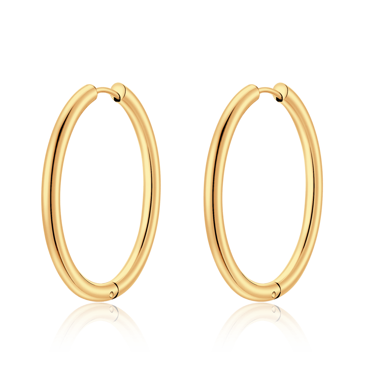Wide Hoop Earrings
