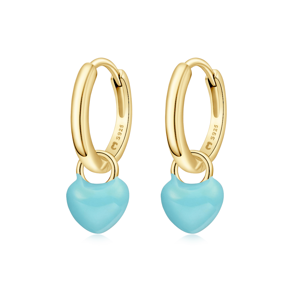 Heart Hoop Earrings
