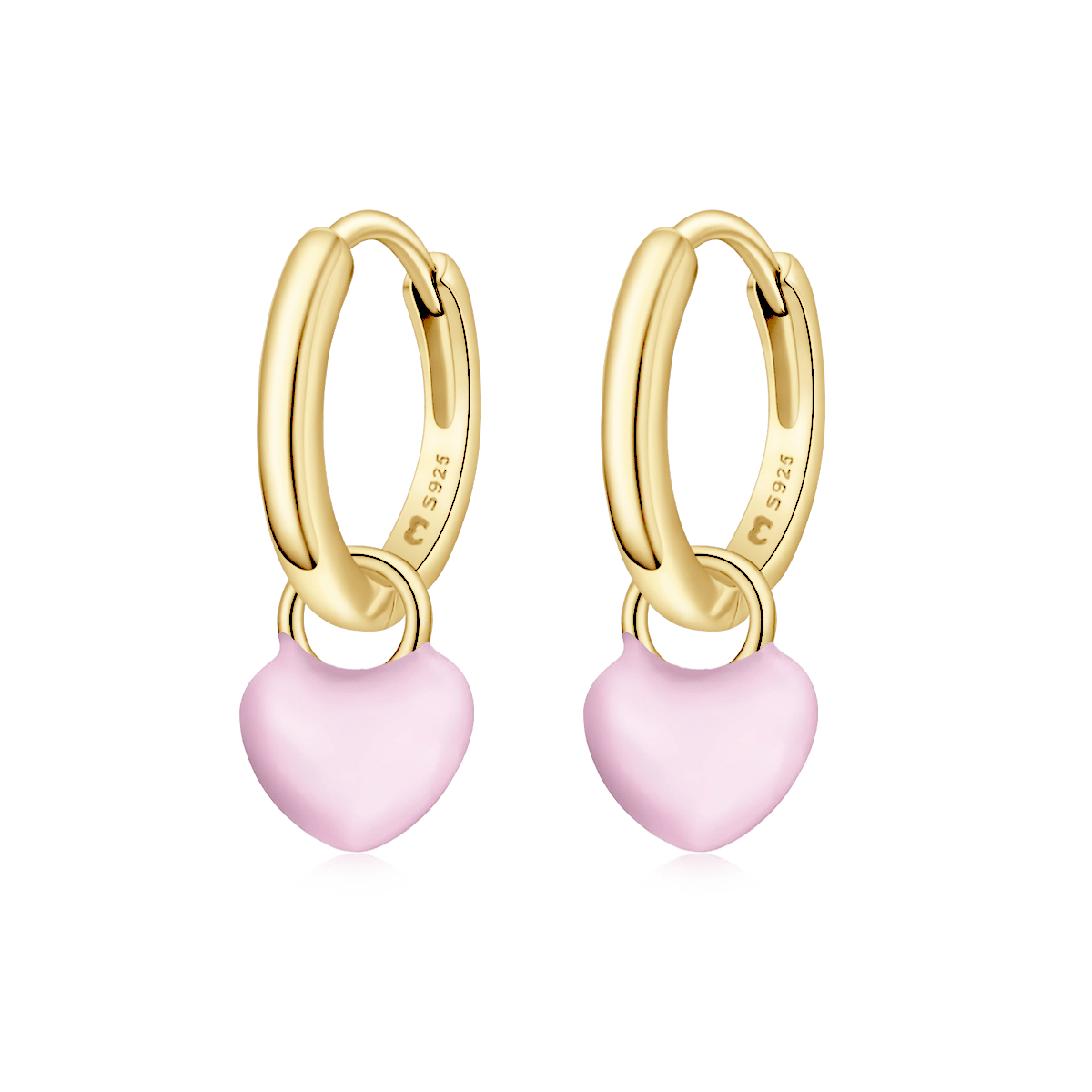 Heart Hoop Earrings