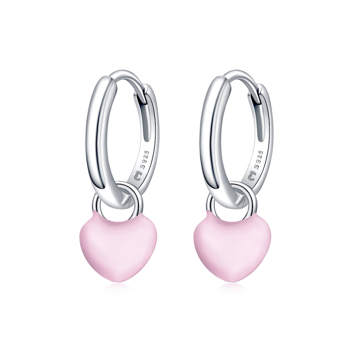 Heart Hoop Earrings