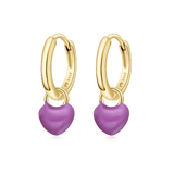 Heart Hoop Earrings
