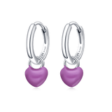 Heart Hoop Earrings