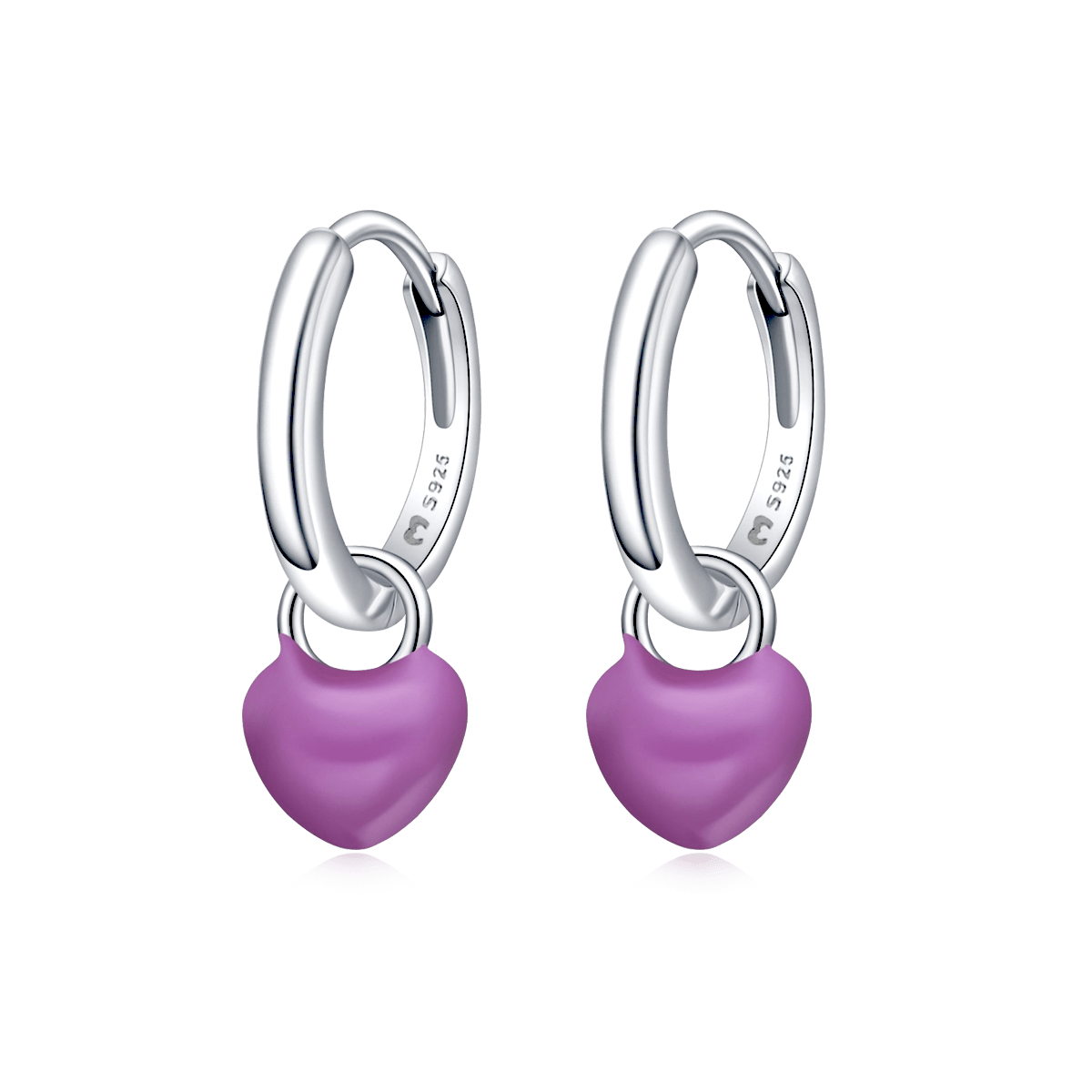 Heart Hoop Earrings