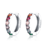 Colourful Hoop Earrings