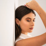 Linked Hoop Earrings