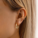Linked Hoop Earrings