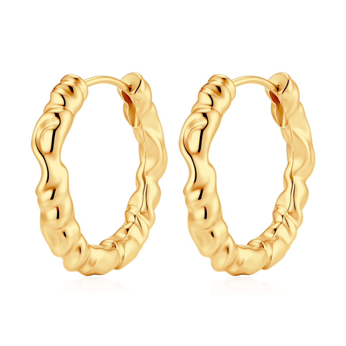 Twisted Hoop Earrings