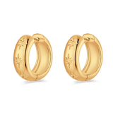 Starry Hoop Earrings